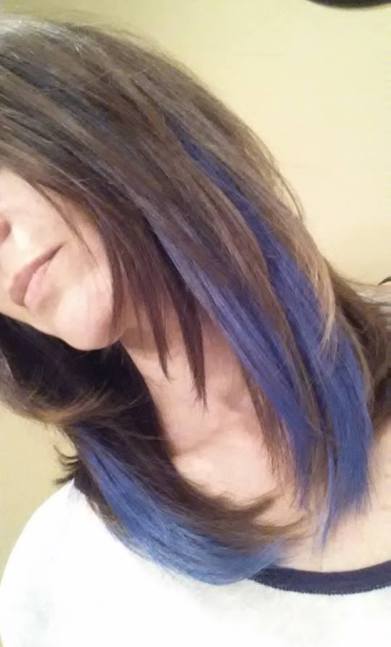 love blue hair
